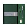 Caderno de couro com fivela de negócios, logotipo personalizado, caixa de presente de alta qualidade, terno, padrão de lichia, caderno de alto valor, bloco de notas grosso a5