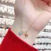Moda Nicho Colar Estrela do Mar Esmalte Gotejante Estilo Coreano Elegante Nicho Versátil Design de Corrente para Clavícula Corrente de Pescoço Nicho de Celebridade da Internet
