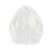 24 Novas Camisas Masculinas Roupas com Proteção Solar Camisa de Seda Gelada Verão Praia Casal Solta Qualidade Moda Roupas com Proteção Solar