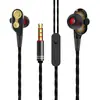 Auriculares populares VPB T2 de doble bobina móvil para deportes, running, juegos, intrauditivos, subwoofer, universales para teléfono móvil, venta al por mayor