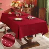 Toalha de mesa impermeável mais vendida internacionalmente, toalha de mesa simples para jantar estilo francês, capa retangular para mesa de centro, pano de capa decorativo, direto da fábrica