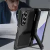 Adecuado para Z-Fold 30% de descuento Funda de Metal Triple Protección para Teléfono Fold7 con Soporte Bisagra Ranura para Bolígrafo Anticaídas Funda Dura Transfronterizo