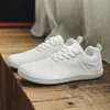Zapatos para hombre talla grande 48, puntera ancha, zapatos de malla transpirable, para exteriores, tipo barefoot, puntera ancha, tejido fly-knit, deportivos, para correr, modernos, casuales 47