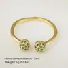 Nuevo Anillo Abierto Geométrico de Diseño de Nicho Simple para Mujer, Micro-Pavimentado con Circonita, Alta Retención de Color, Personalizado, Versátil, Al por Mayor