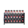 Estante de Cocina de Pie Gabinete de Almacenamiento Multicapa Horno de Microondas Doméstico Gabinete Multifuncional con Puerta Gabinete de Almacenamiento a Prueba de Polvo