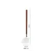 Acero Inoxidable 304 Mango de Madera para Alitas de Pollo Cuchara para Fondue Espátula de Cocina Creativa Cuchara para Servir Cuchara para Sopa Ramen Cuchara Ranurada