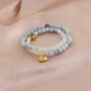 Nova Pulseira Chinesa Natural Shoushan Stone Tianshan Cui Lianpeng Ping An Fivela Pulseira de Cristal Nicho Dopamina de Dupla Camada