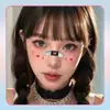 Amor Tatuajes Faciales Hemostáticos Impermeables Larga Duración Maquillaje de Imitación Dibujos Animados Lindos Performance Cita Maquillaje Facial para Niña
