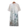 Nuevo Vestido de Mamá de Mediana Edad Moda Elegante para Mujeres de Mediana Edad y Mayores Talla Grande Suelto Chifón Vestido Largo para Niños