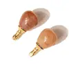 Ágata Natural Original con Patrones Florales, Conector de Tres Vías Cabeza de Buda Cuentas Sueltas Accesorios DIY Productos Nuevos Joyería y Manualidades Versátiles