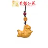 Chaveiro de Carro de Cavalo Corrente para Celular Yiming Xianyuan Escultura em Madeira Ano do Cavalo Pingente Cavalo do Zodíaco Pendente de Bolsa para Pendurar no Pescoço