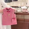 Nuevo Vestido de Niña Estilo Chino, Atuendo de Año Nuevo, Vestido Formal de un Año, Cheongsam, Vestido Chaleco Estilo Nacional