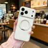 Adequado para Apple 18 Pro Max, capa de celular fosca com sensação de pele com suporte magnético giratório, capa protetora com furo de precisão para iPhone 17