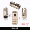 Cordón con tornillo campana metálica abrigo ropa ropa abrigo acolchado de algodón botón botón hebilla de cola de aleación de zinc hebilla de cordón venta al por mayor