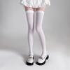 Meias Sexys de Gatinho Acima do Joelho, Meia-Calça de Verão Fina com Suspensor Pura Desejo, Meia-Calça de Veludo Anime Jk