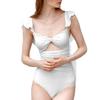 2026 Nuevo Bikini de Encaje Fresco y Sexy Coreano de una Pieza Cobertor de Vacaciones Traje de Baño de una Pieza Adelgazante para Mujer Estilo Japonés