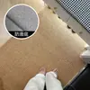 Alfombra de Sala de Estar de Bucle de Piña Imitación Sisal, Tapete de Mesa de Centro de Color Sólido, Alfombrilla de Mesita de Noche de Dormitorio, Felpudo Resistente al Desgaste para Entrada de Cocina