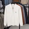 Novedad Otoño Tejidos para Hombre Cuello Cuadrado Color Sólido Media Abertura Cremallera Tejido Casual Versátil Moda Camiseta para Hombre