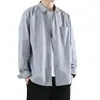 Ropa de Hombre Shanggu 2026 Nuevo Estilo Japonés Manga Larga Algodón Puro Camisa Marca de Tendencia Ropa de Trabajo Versátil Moda Estilo Hong Kong Modelo de Hombre
