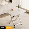 Mesa de comedor plegable, mesa de puesto portátil, mesa y silla plegables pequeñas simples, mesa cuadrada para dormitorio, mesa pequeña para uso doméstico, mesa de comedor