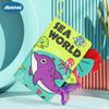 Aipinqi Nuevo Libro de Tela de Cola de Animales Iluminación Educación Temprana Libro de Tela con Papel Crujiente para Bebés Juguete para Rasgar
