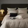 Juego de cuatro piezas Freemonde de 80 hilos de Tencel y algodón jacquard, sábana suave y funda de edredón, ropa de cama para dormir sin ropa