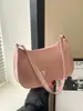 Bolso de Hombro de Moda Estilo Coreano de Charol Simple Urbano para Mujer 2025 Nuevo Versátil Ins Color Sólido Bolso de Axila Suave