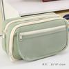 Estuche de Gran Capacidad con Tapa Bolígrafo Estudiante Bolsa de Papelería Simple para Niños Niñas Caja de Papelería Fresca de Panda