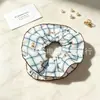 Xuxinha de tecido de renda, multicamadas, estilo coreano, especificamente para penteados de coque feminino. Acessórios em estoque, atacado disponível
