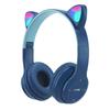 Fone de ouvido Bluetooth P47M orelhas de gato emissor de luz fone de ouvido sem fio cartão plug-in cabo dobrável comércio exterior venda quente transfronteiriça
