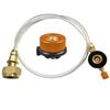 Válvula de inflado para tanque de gas plano Adaptador de válvula de inflado para tanque de gas plano Estufa rusa para exteriores Tanque de gas para camping