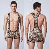 Amazon AliExpress explosões masculinas sexy camuflagem macacão sexy fabricantes de roupas íntimas atacado