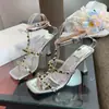 Sandalias de Tacón de Remache Ligeras para Mujer, Nuevo Diseño Cuadrado Ajustable, Tacones Altos de Verano 2026 con Suelas Suaves y Resistentes al Desgaste