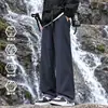 Calça Casual Softshell Dopamine para Uso Externo Casal Perna Reta Emagrecedora Versátil Outono Nova Chegada Marca Tendência Temperamento Patchwork Calça Longa