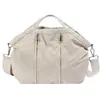 Nova bolsa de axila rosa de nylon 2026, grande capacidade, leve, bolsa de ombro, bolsa tote, estilo coreano, casual, para o dia a dia
