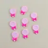 Accesorios DIY piruleta plana gorda crema pegamento simulación comida juego pequeña producción paquete de material diy accesorios para horquillas
