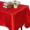 Mantel Tipo Satín Transfronterizo, Especialmente Diseñado para Bodas, Reuniones Anuales y Lencería de Hotel, Decoración de Mesa de Lujo de Alta Gama para Eventos