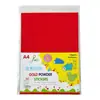 Pegatinas A4 con Purpurina Dorada Papel de Color Mate Delgado Materiales Hechos a Mano para DIY Papel con Purpurina Dorada Dorado Brillante