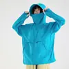 Ropa Ligera de Protección Solar Estilo Montaña para Mujeres en Verano Protección UV Upf50+ Ropa para la Piel al Aire Libre para Hombres Ropa de Protección Solar Transpirable de Seda de Hielo