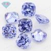 Huagang Gem Fertilizante Cuadrado Azul Tanzanita Zircón Piedra Desnuda Almohada Azul Tanzanita Zircón Piedra Principal de Anillo