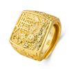 Anillo grande para hombre bañado en oro de Vietnam cada año hay más anillos anillo abierto dominante bañado en oro de 24k anillo de pez dorado joyería al por mayor
