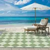 Esterilla de Picnic Exterior Geométrica con Patrón de Diamantes de Polipropileno para Exportación de Comercio Exterior, Impermeable, a Prueba de Humedad, de Secado Rápido, Adecuada para Acampar en RV