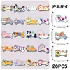 20 Piezas de Pegatinas Magnéticas Originales de Graffiti de Animales Dibujos Animados Transfronterizas Venta al por Mayor Decorativas para Refrigerador Tablero de Pegatinas Pegatinas Magnéticas Suaves para Bricolaje