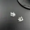 Acessórios DIY de Liga para Pendurar Contas, Conectar Pulseiras, Materiais para Joias de Grampo de Cabelo Multi-Estilo, Contas para Pendurar com Múltiplos Furos, Três Furos