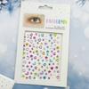 Pegatinas para cejas pegatinas de diamantes para la cara de niños pegatinas de diamantes de lágrima de gota de agua pegatinas de diamantes de gema para niña pequeña pegatinas de diamantes para escenario