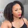 Comercio Exterior de Amazon Moda Europea y Americana Peluca Diadema para Mujeres Africanas Cabello Negro Pequeño Rizado Tubo para Envolver Cabeza Retorcido Esponjoso Explosivo