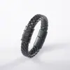 Pulsera Antiestática para Hombre de Negocios Acero Inoxidable Cuero Estilo Retro Nuevo Europeo y Americano Pulsera Tejida Magnética para Hombre Venta al por Mayor