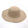 Sombrero de Vacaciones para Niños Sombrero de Paja de Verano Sombrero de Pescador de Viaje Sombrero de Sol para Exteriores Playa Sombrero de Paja para Playa junto al Mar para Mujeres