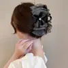 Elegante pinza para el pelo con lazo para mujer, estilo nuevo 2023, con diseño de tiburón en la parte trasera que combina con todo.