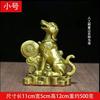 Cachorro de Cobre Trazedor de Sorte, Cachorro de Cobre Feng Shui, Artesanato Ornaments de Decoração para Casa com Zodíaco para Preservar a Riqueza